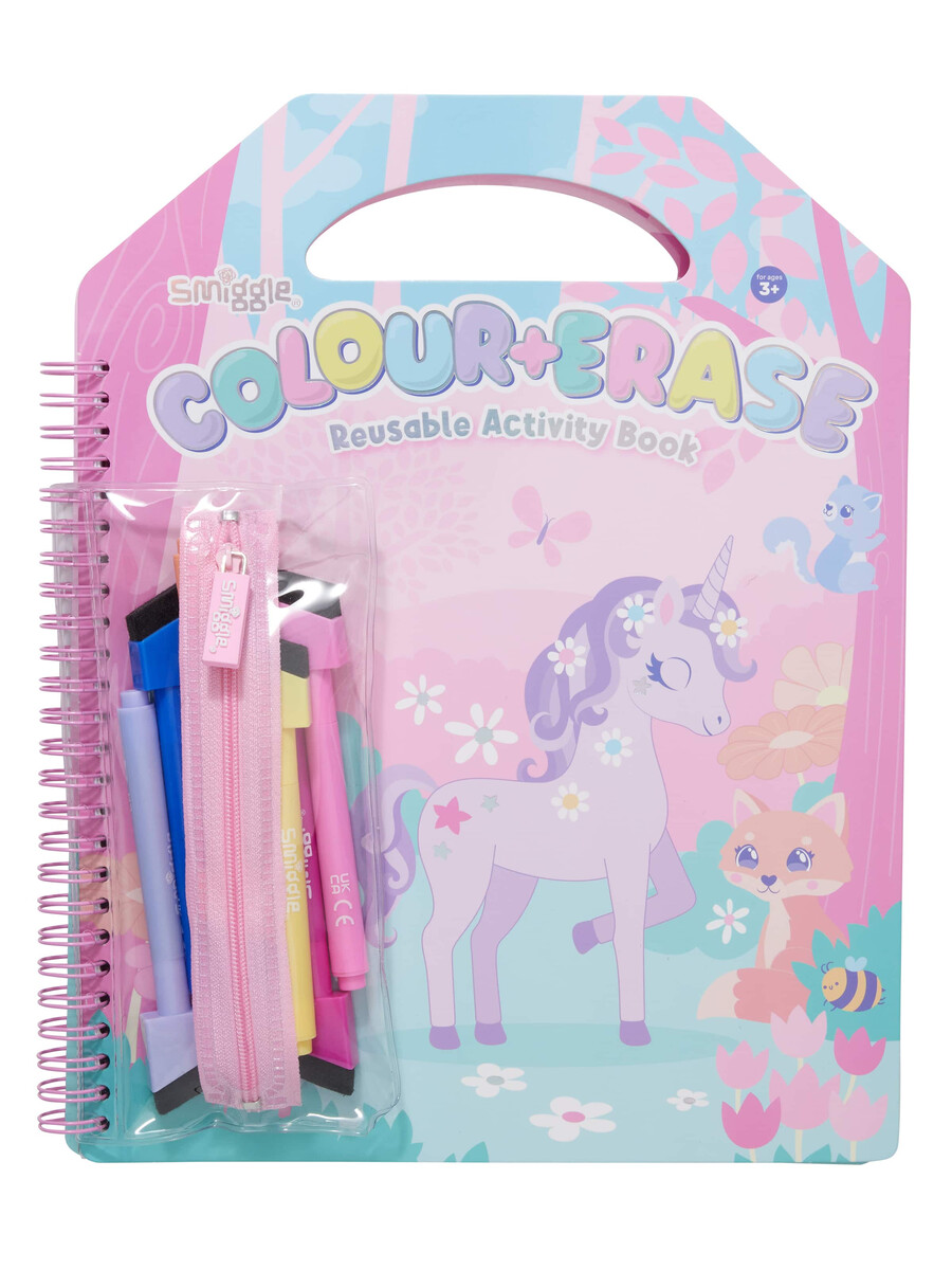colour erase activity book