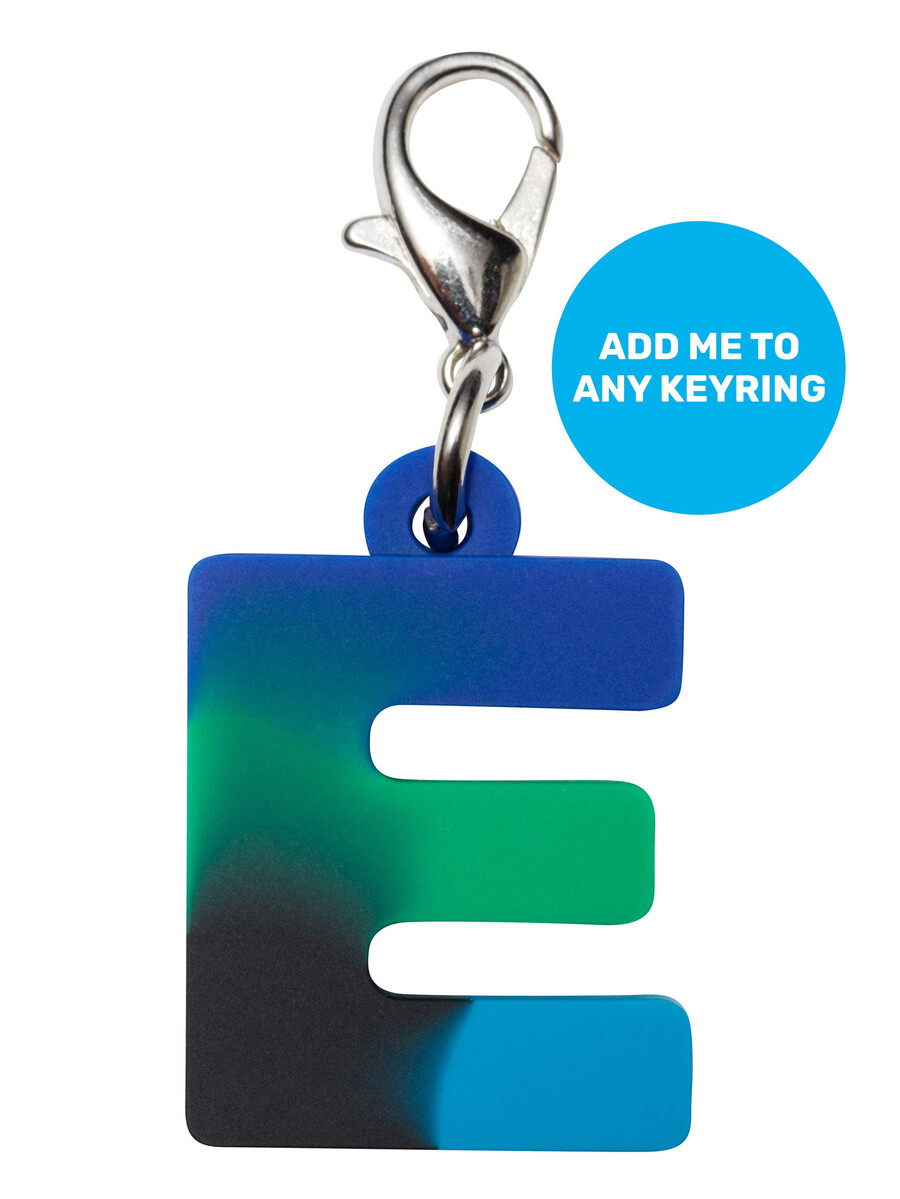 blue add-on mini alpha keyring