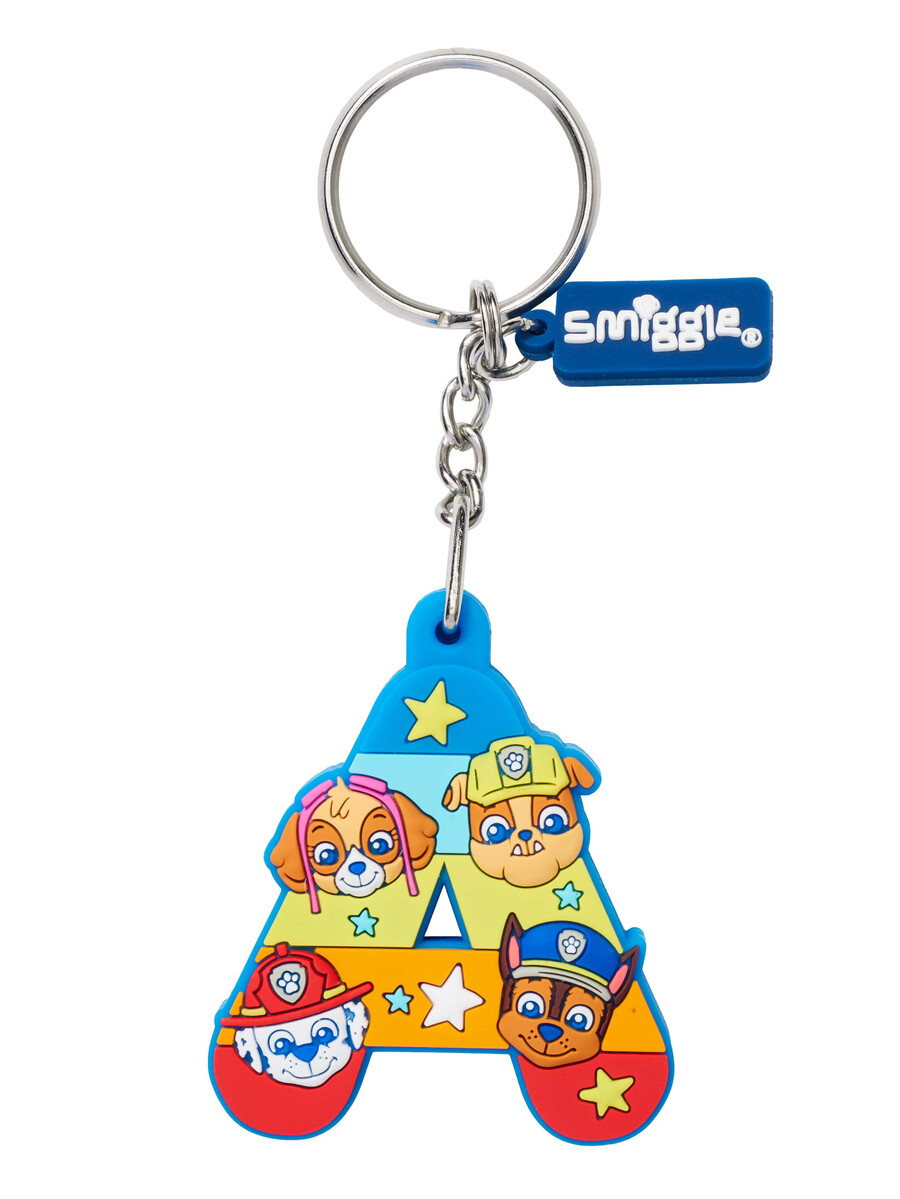 paw patrol scented alphabet keyring