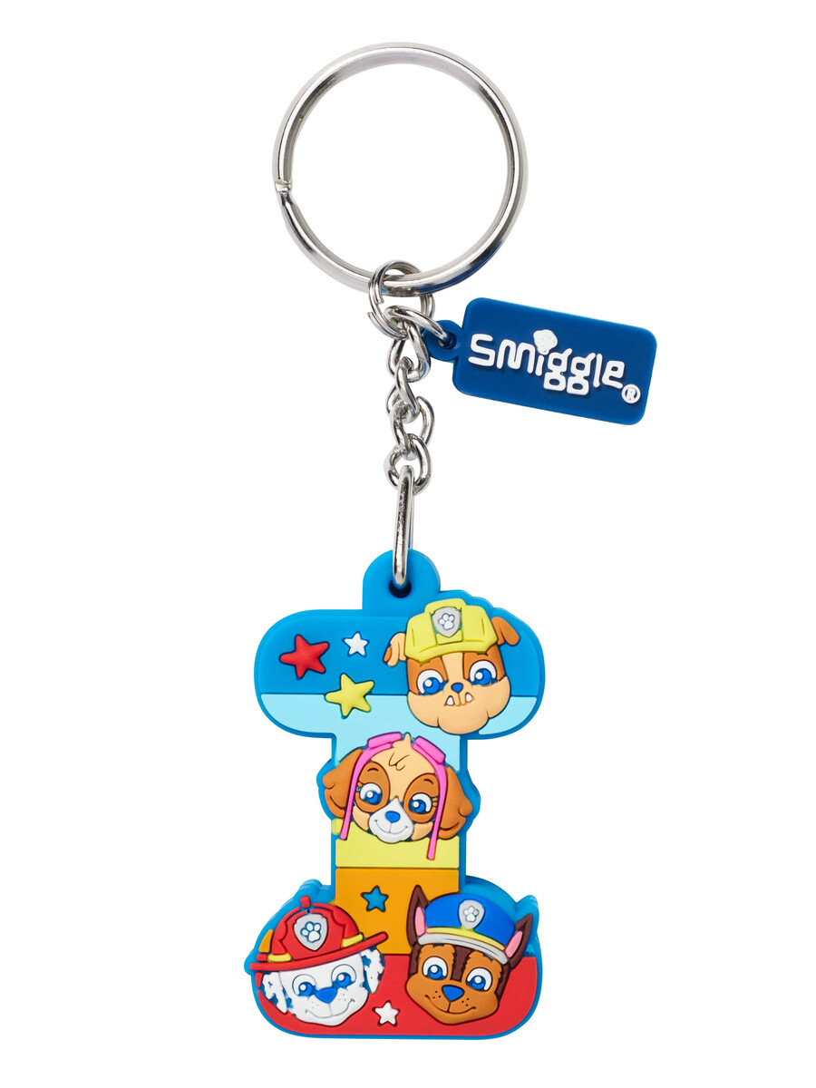 paw patrol scented alphabet keyring
