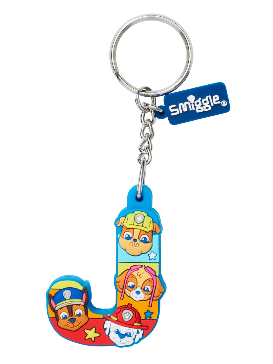 paw patrol scented alphabet keyring