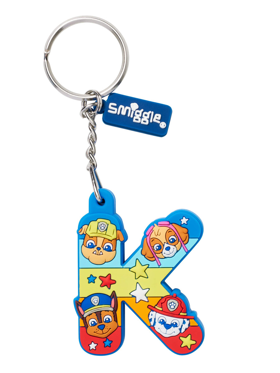 paw patrol scented alphabet keyring