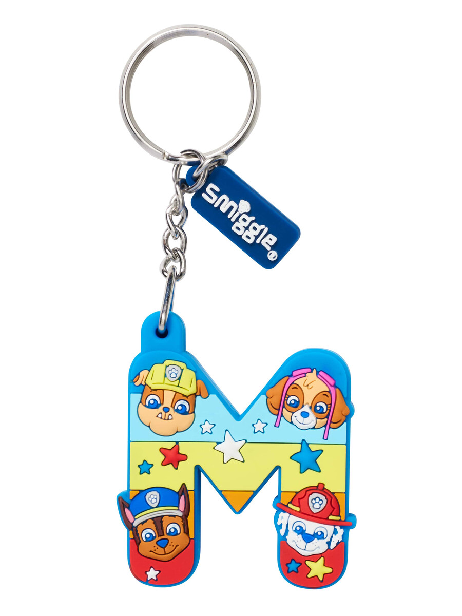 paw patrol scented alphabet keyring