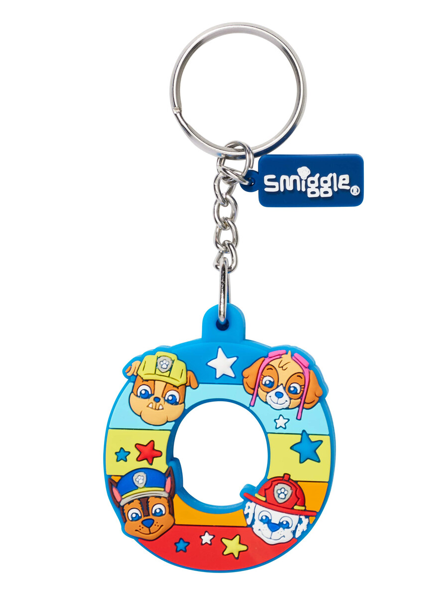 paw patrol scented alphabet keyring