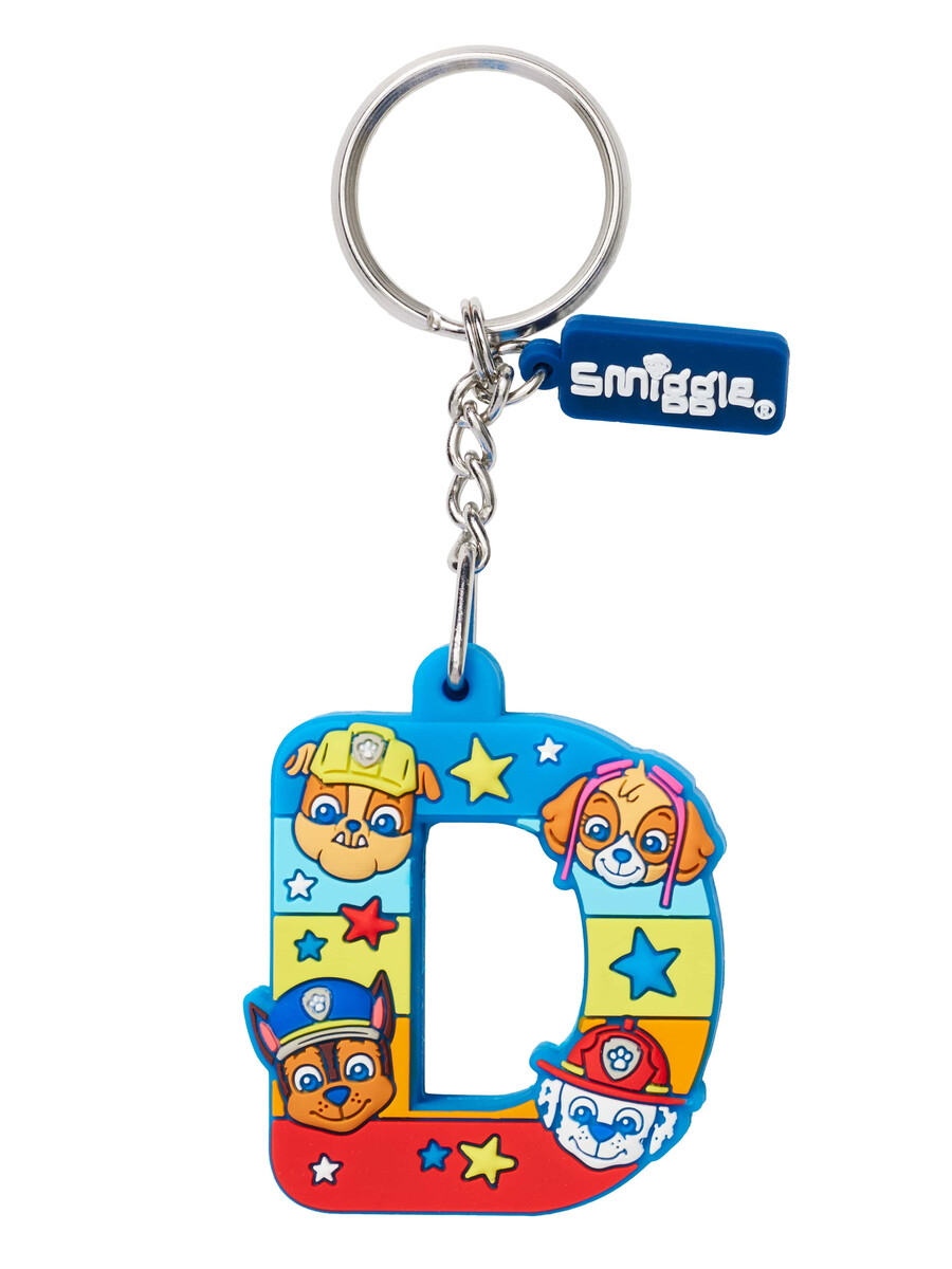 paw patrol scented alphabet keyring