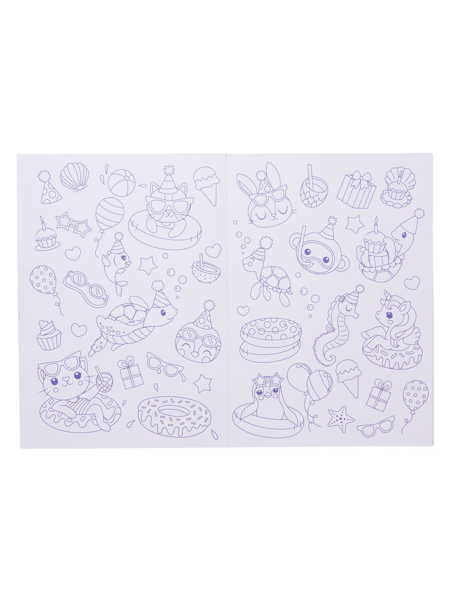 my world colouring activity book