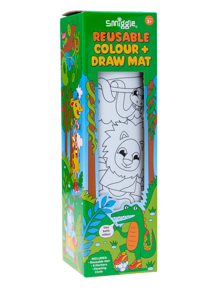 reusable colour draw mat