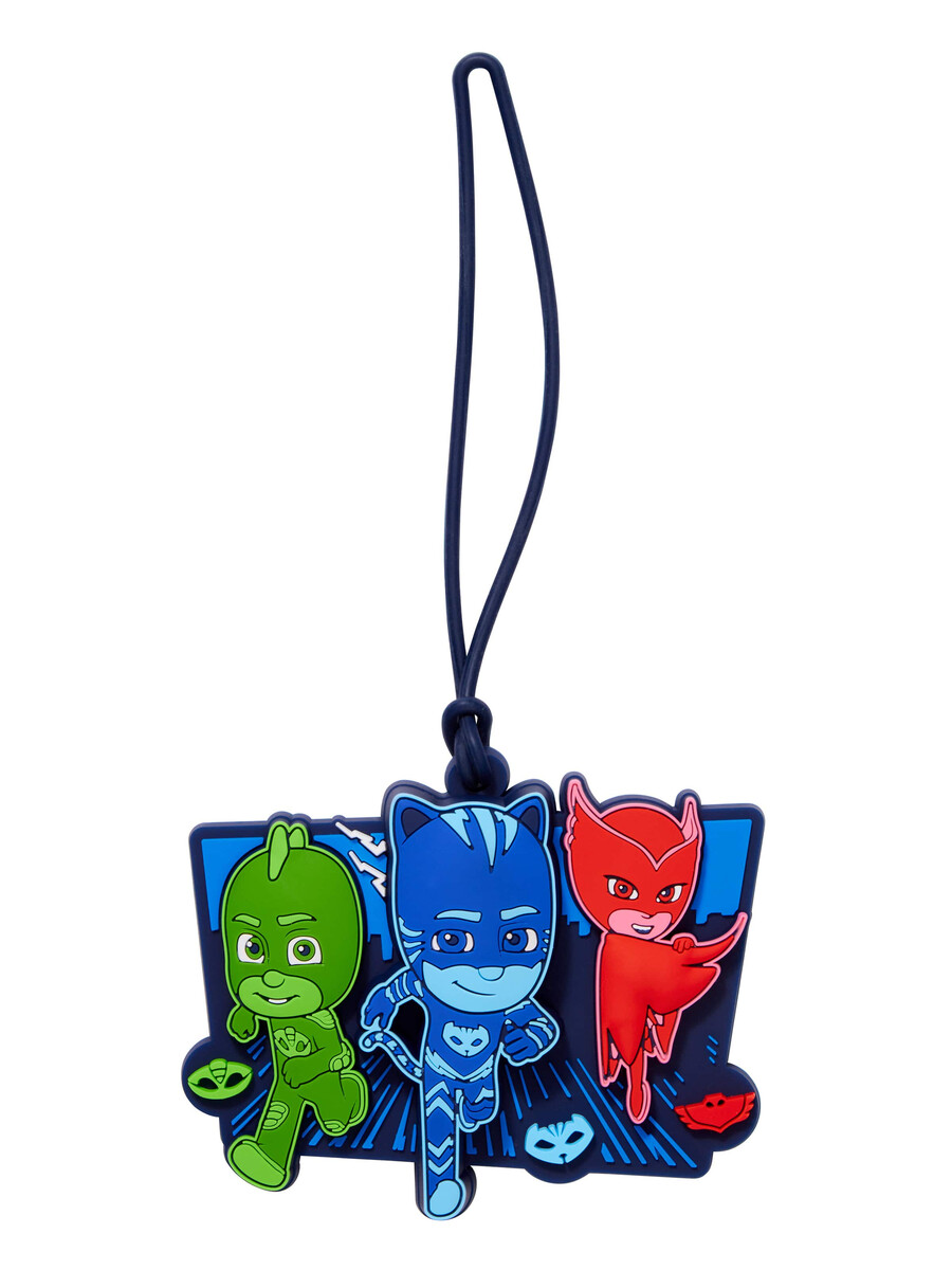 pj masks power heroes bag tag