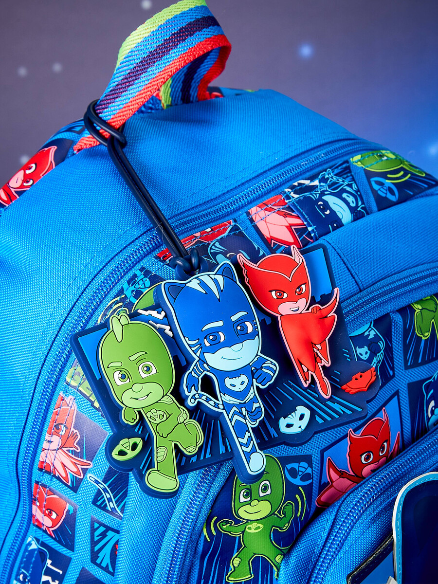 pj masks power heroes bag tag