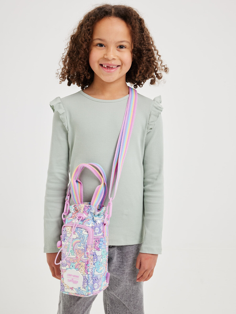 care bears bottle bag with strap