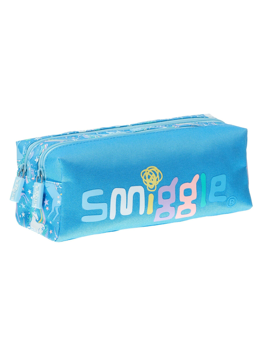 neat twin zip pencil case