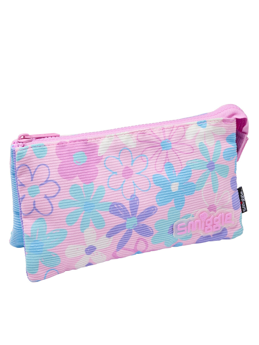patch triple pocket pencil case