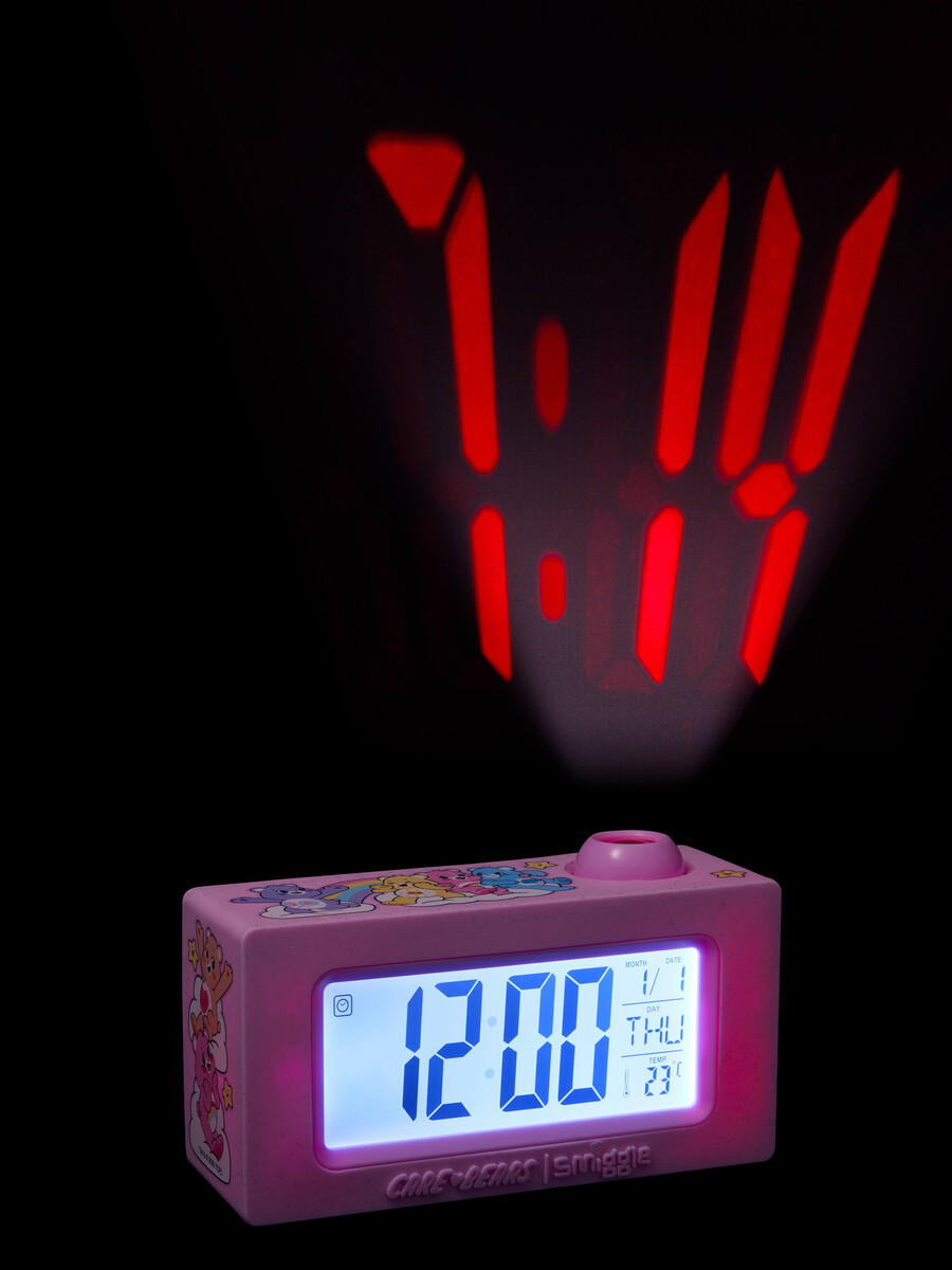 care bears digital projector clock