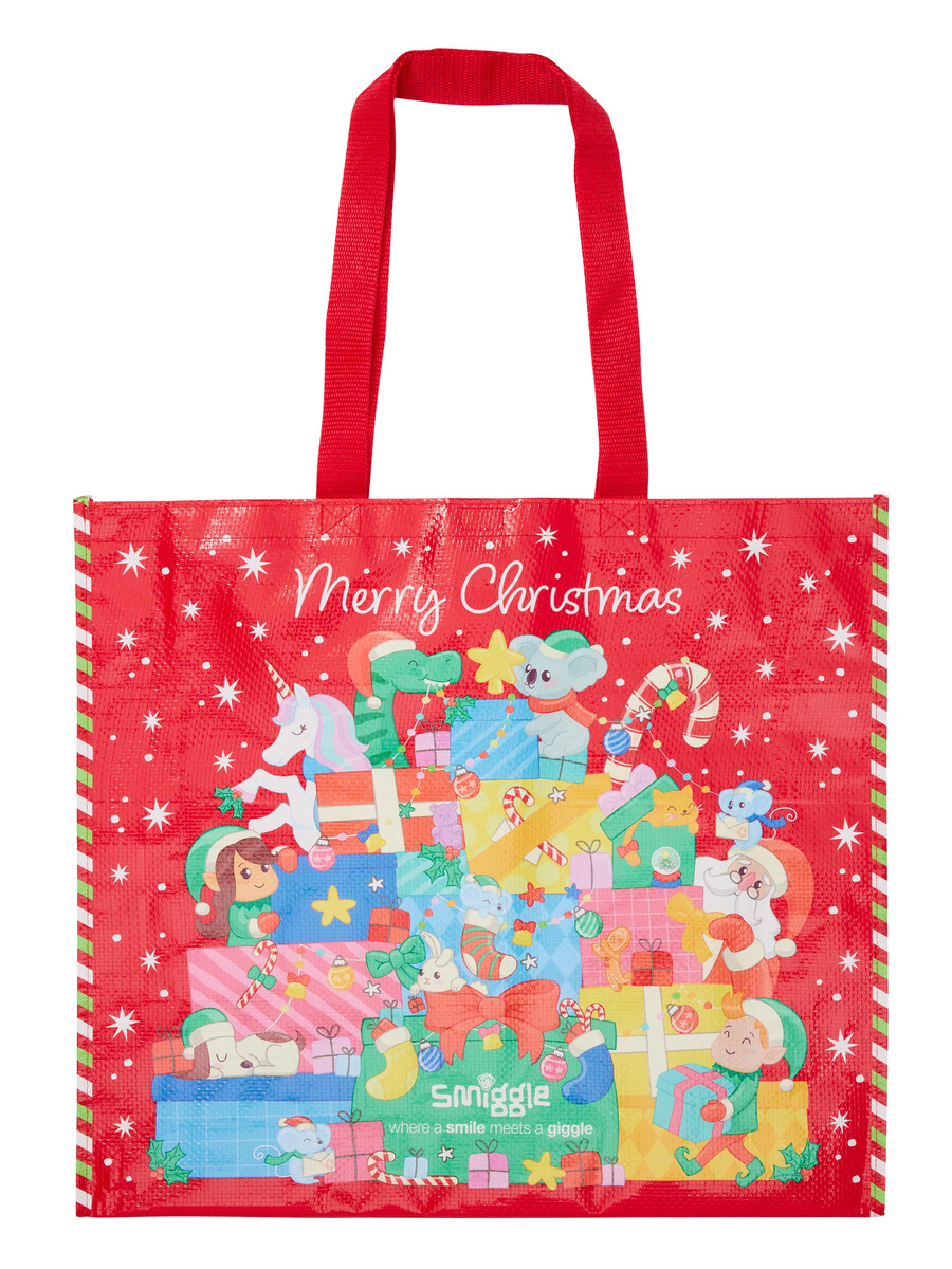 christmas large reuse me bag