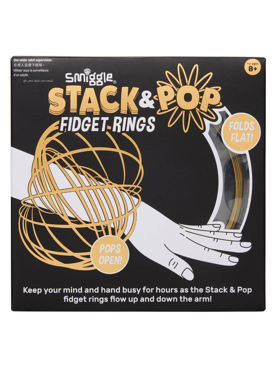 stack pop fidget rings