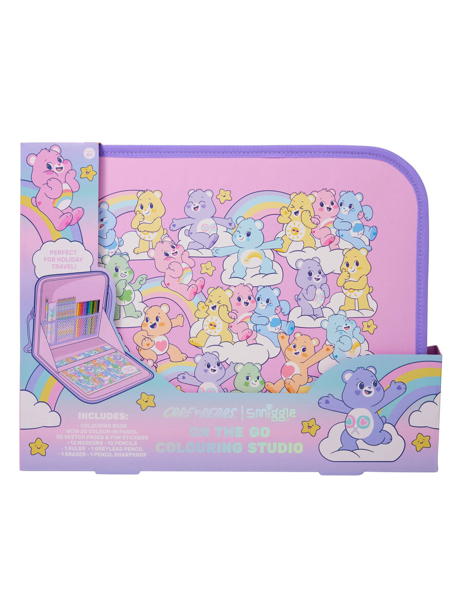 care bears on-the-go colouring studio