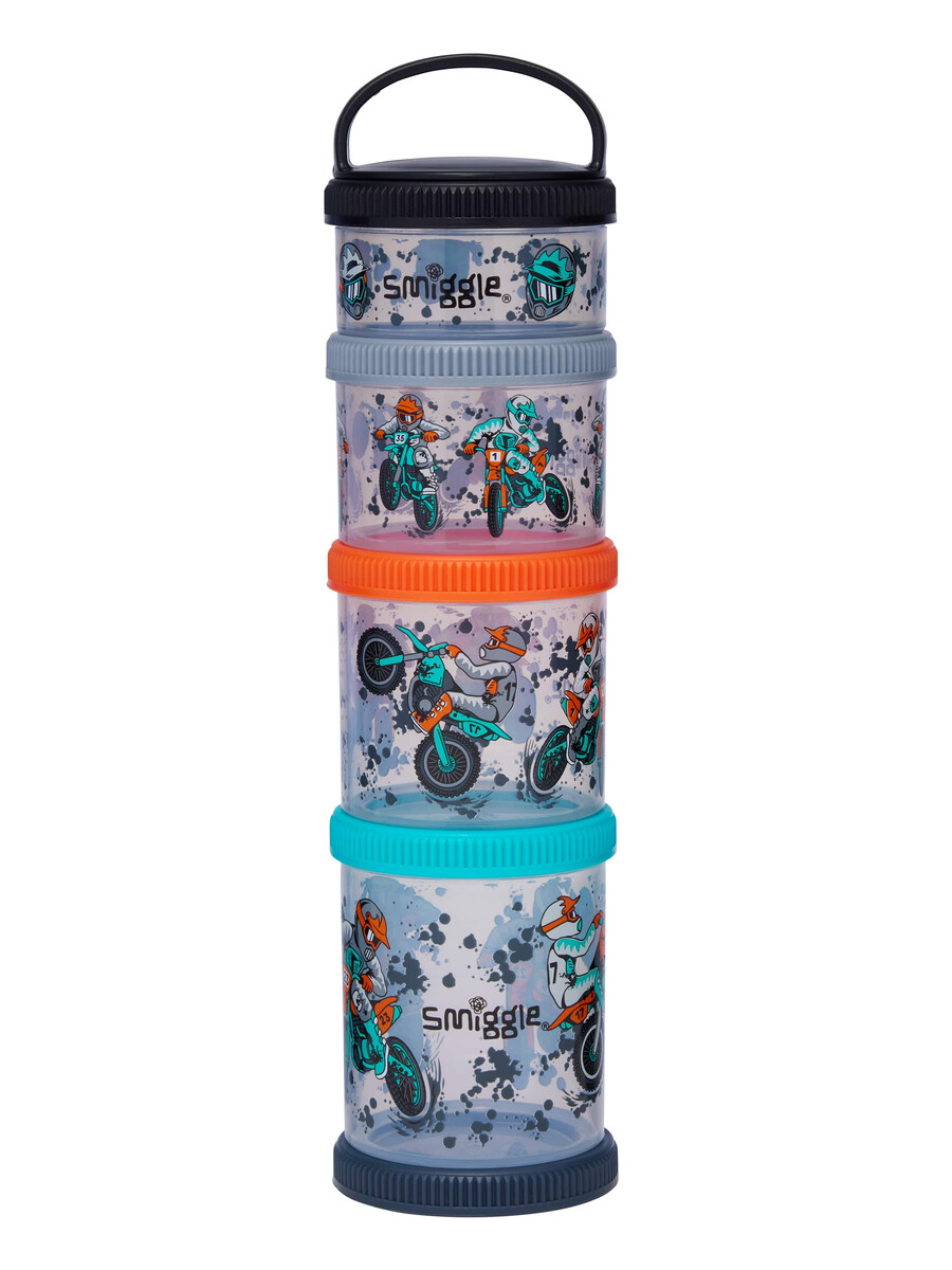adventurous snack n stack containers x4