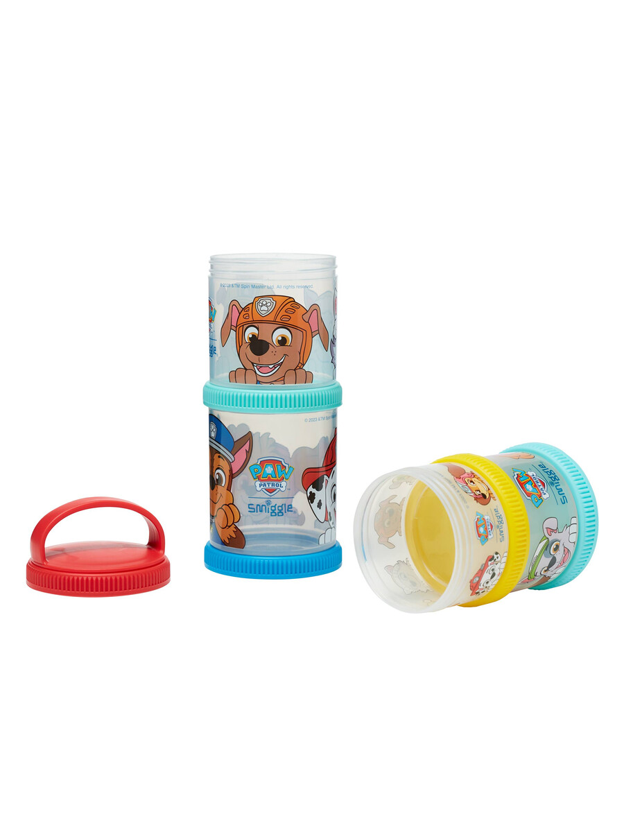 paw patrol snack stack containers
