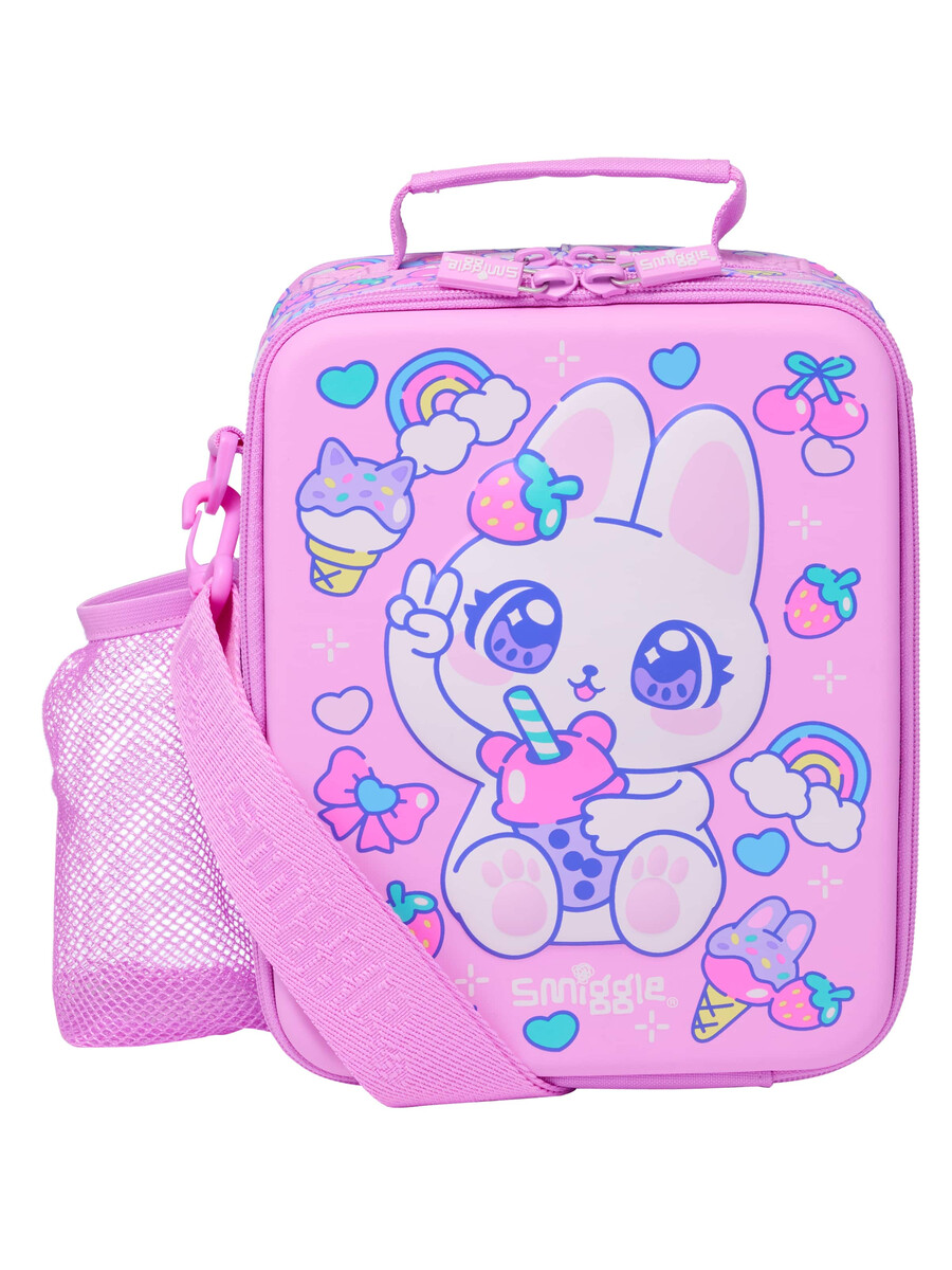 bright eyes hardtop lunchbox with strap