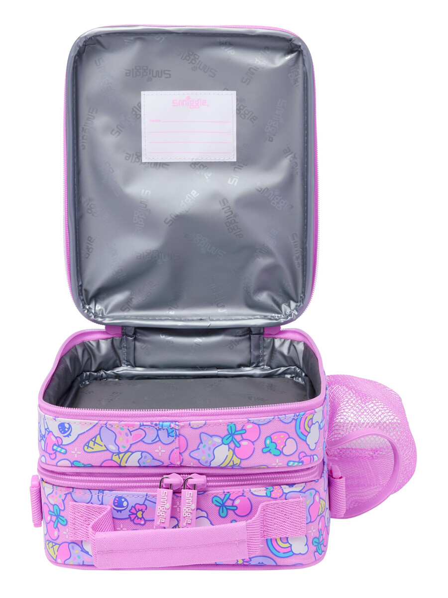 bright eyes hardtop lunchbox with strap