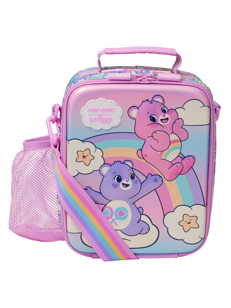 care bears hardtop level lunchbox with strap