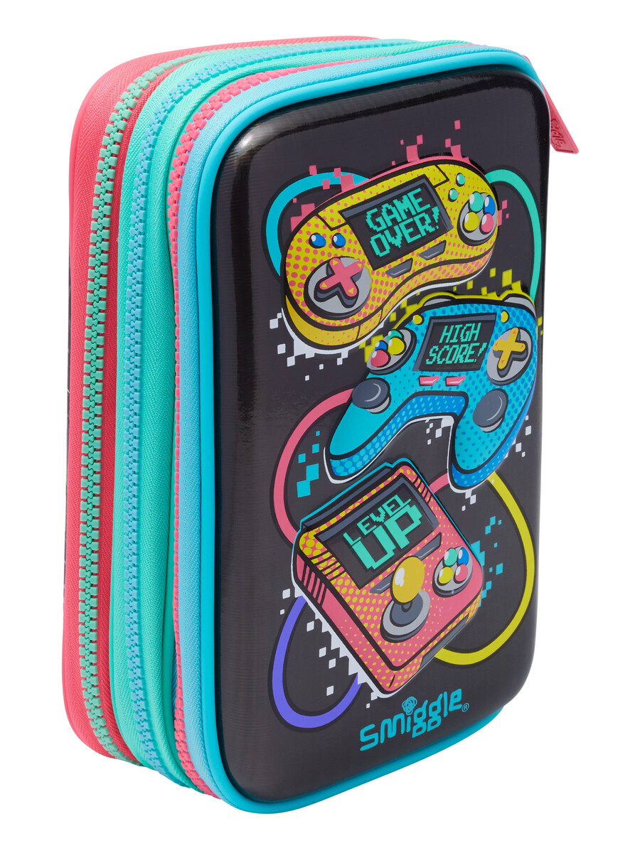 dynamic triple hardtop pencil case