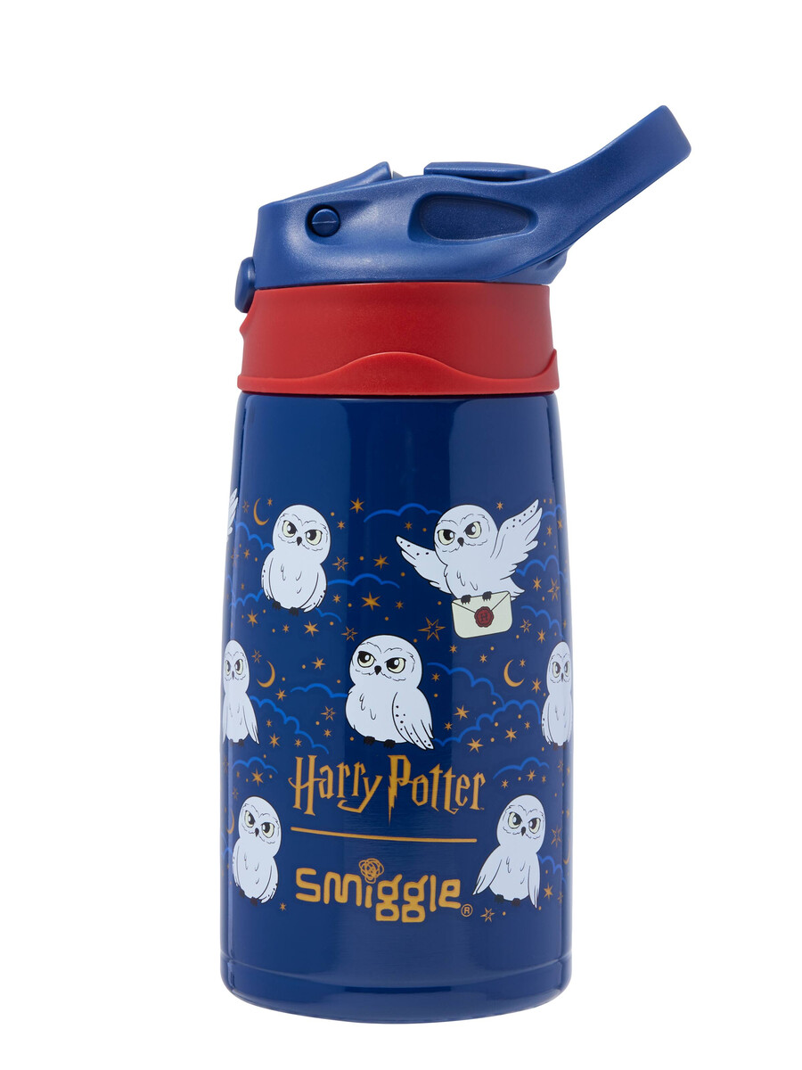 hedwig junior stainless steel flip drink bottle 400ml