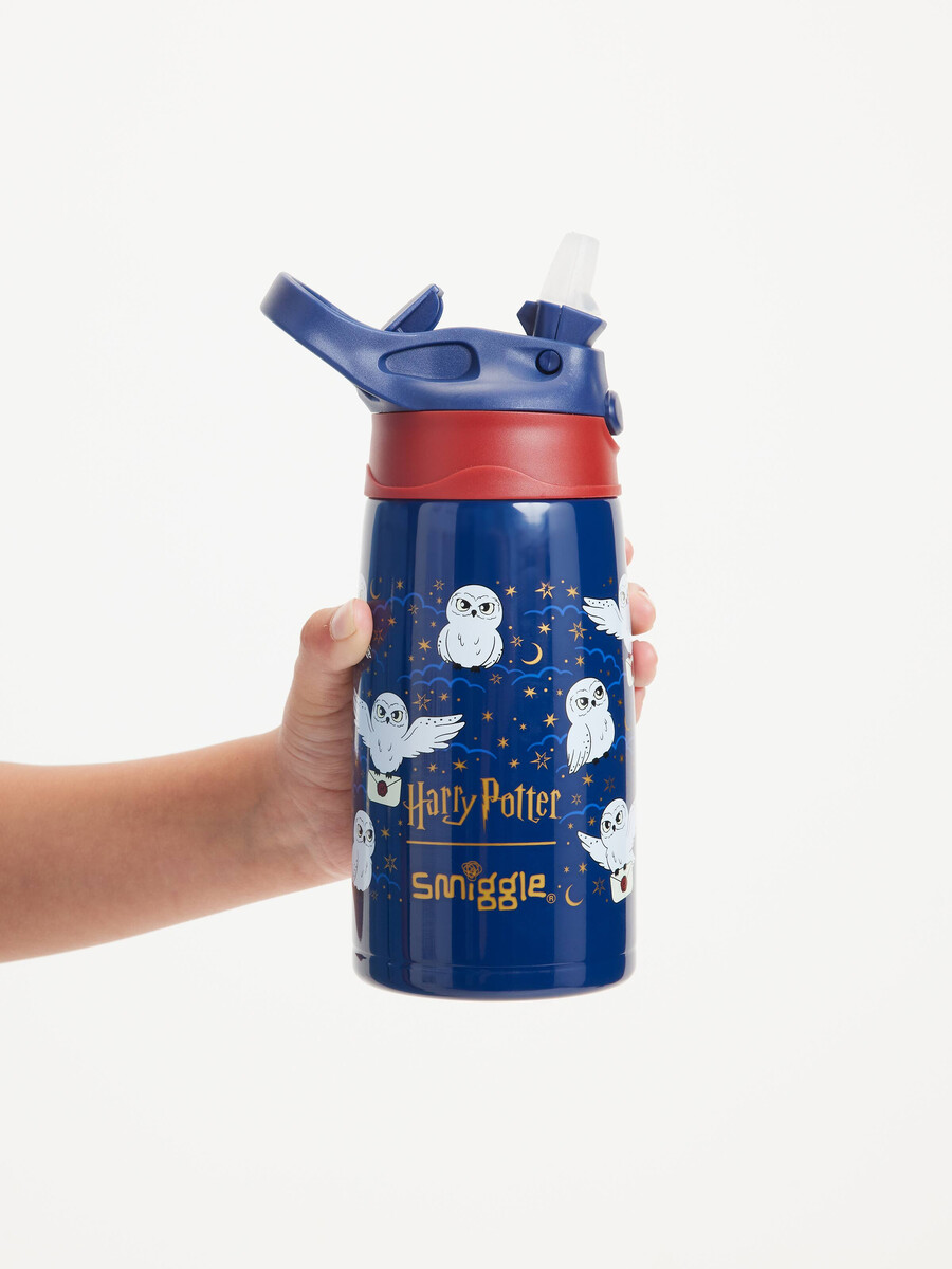 hedwig junior stainless steel flip drink bottle 400ml