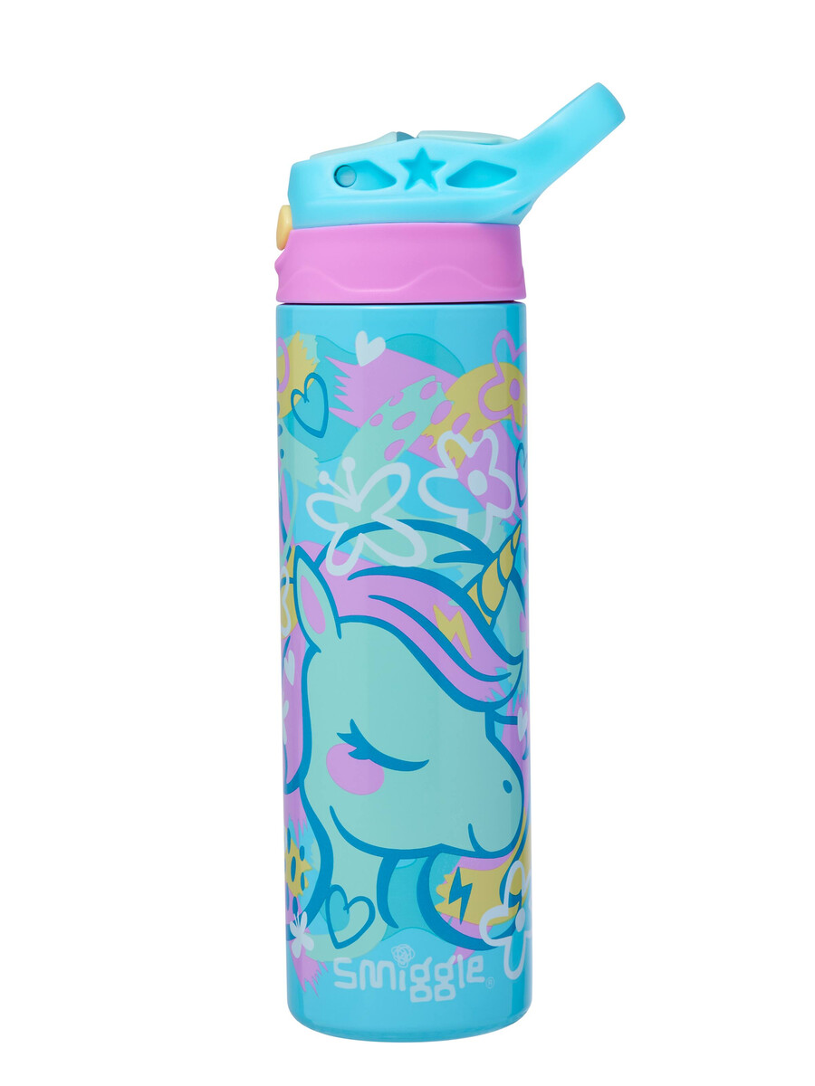 bright eyes stainless steel flip drink bottle 520ml
