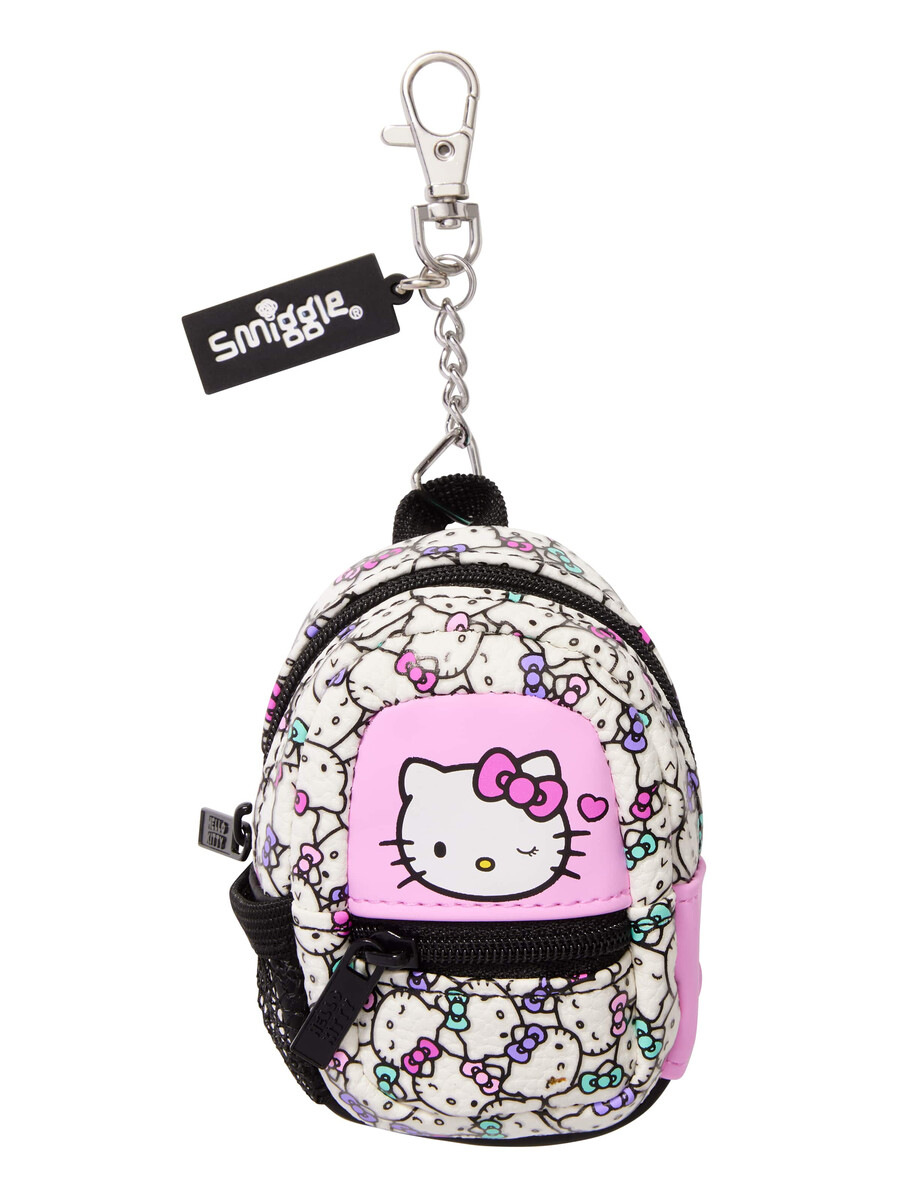 hello kitty mini collectable backpack keyring