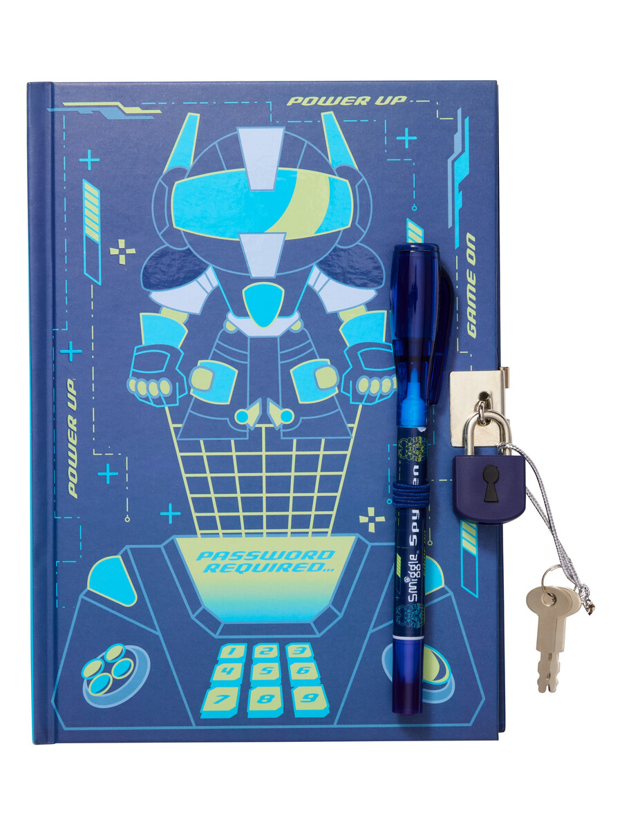 a5 lockable notebook with spy pen