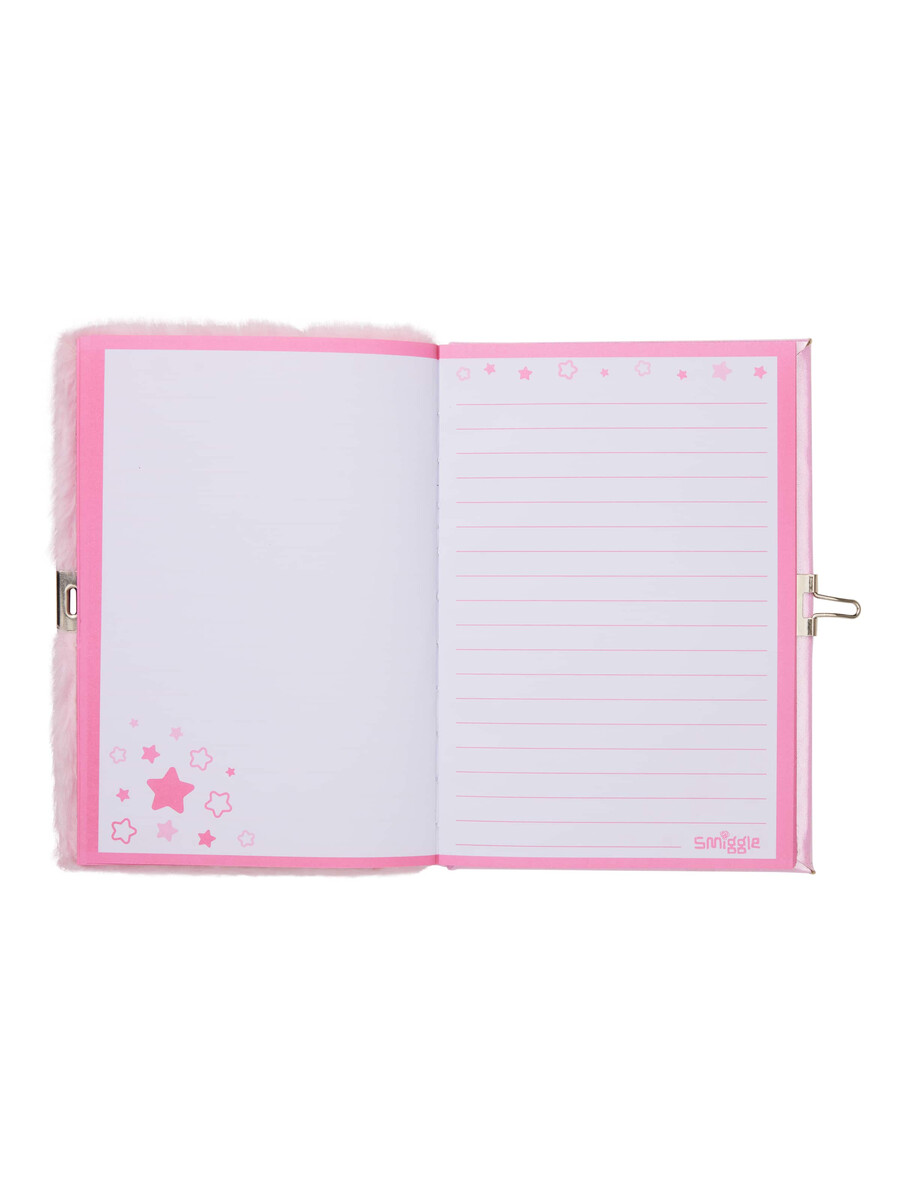 fluffy a5 lockable alphabet notebook
