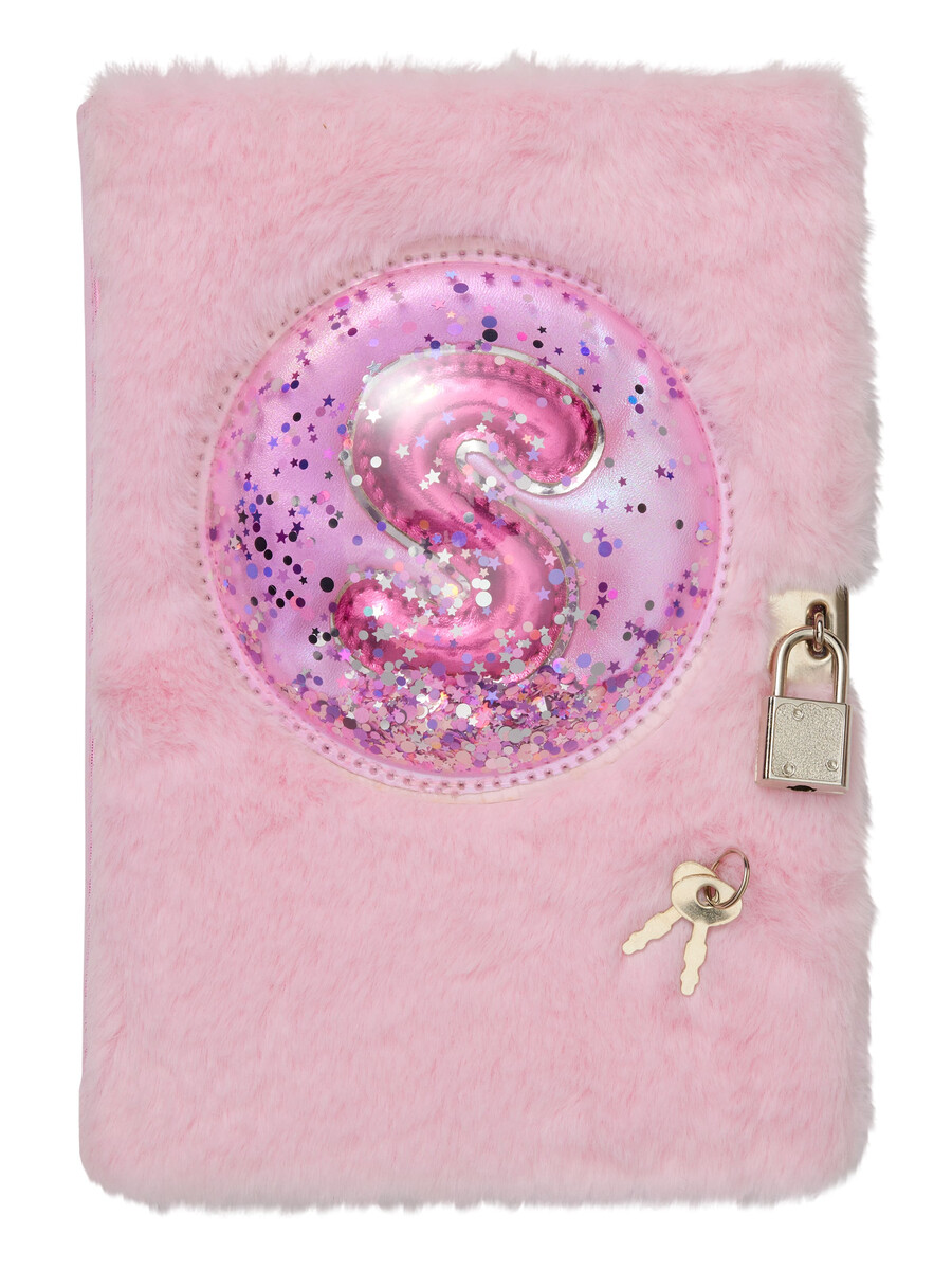 fluffy a5 lockable alphabet notebook