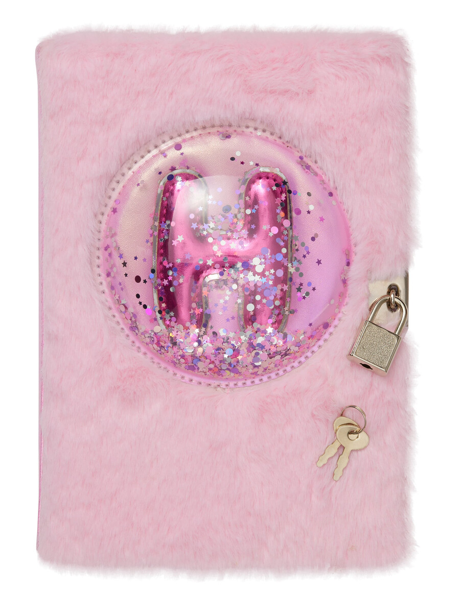 fluffy a5 lockable alphabet notebook