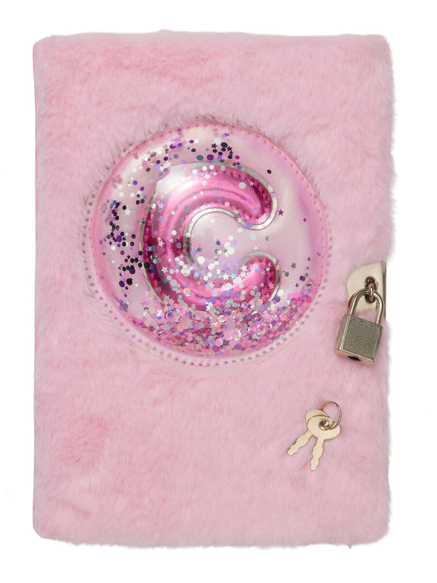 fluffy a5 lockable alphabet notebook