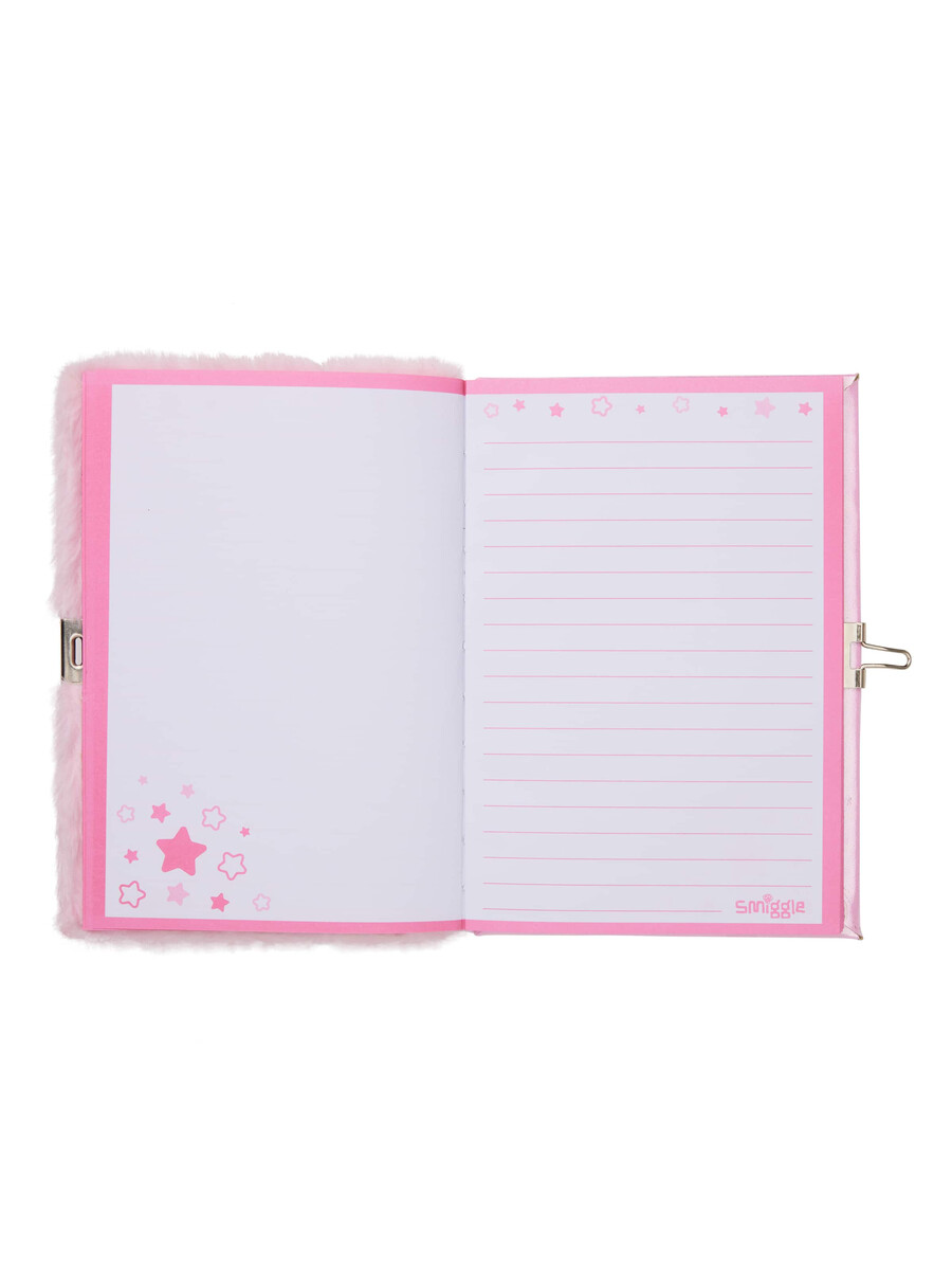fluffy a5 lockable alphabet notebook