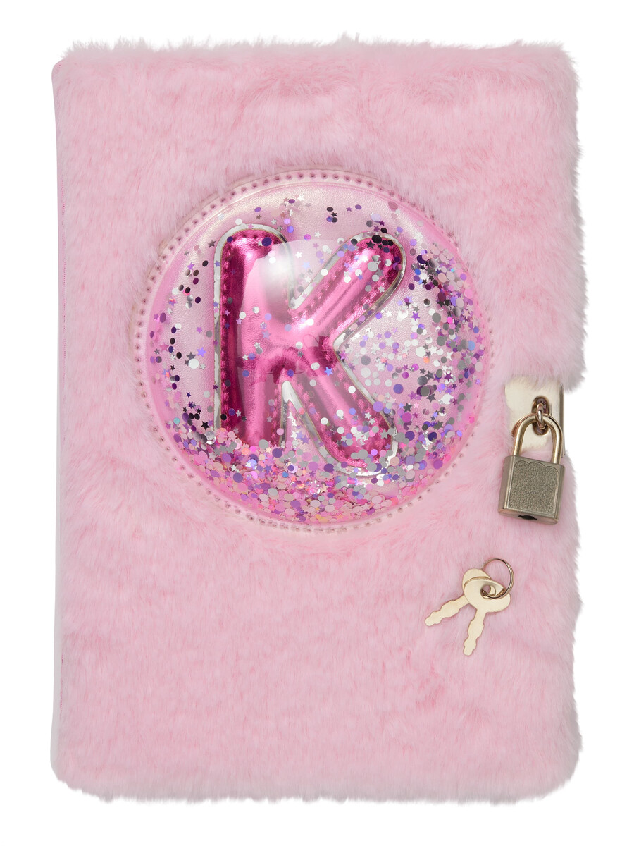 fluffy a5 lockable alphabet notebook
