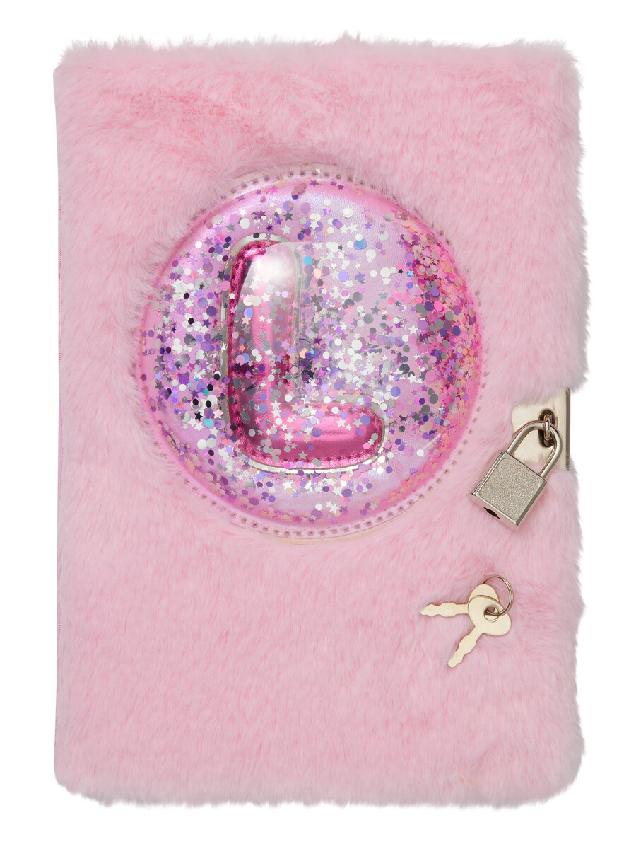 fluffy a5 lockable alphabet notebook