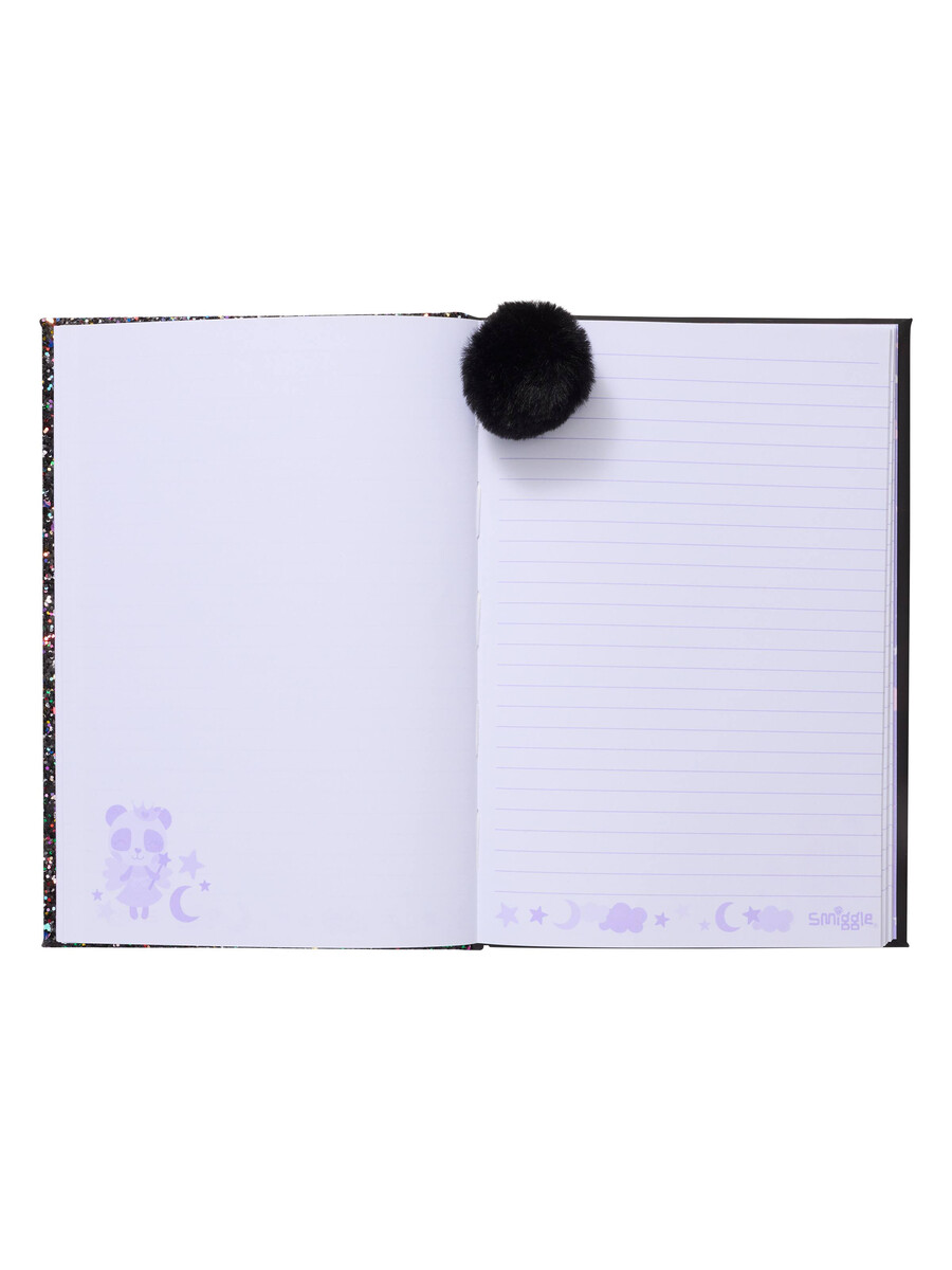 sequin dreams reversible a5 notebook