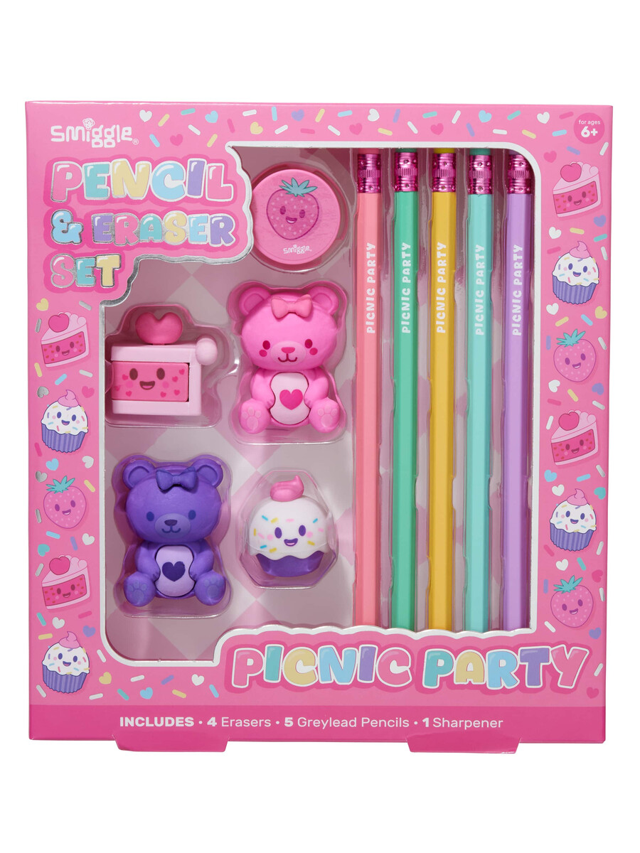 super speed pencil eraser set