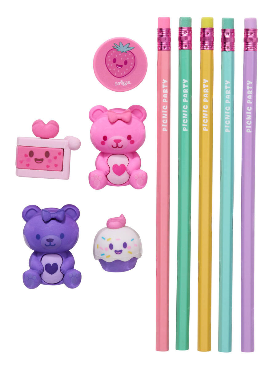 super speed pencil eraser set