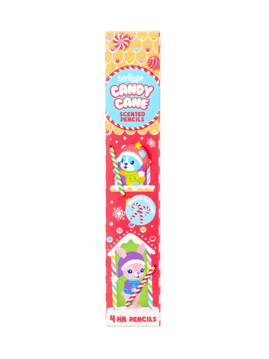 christmas scented pencil pack x4