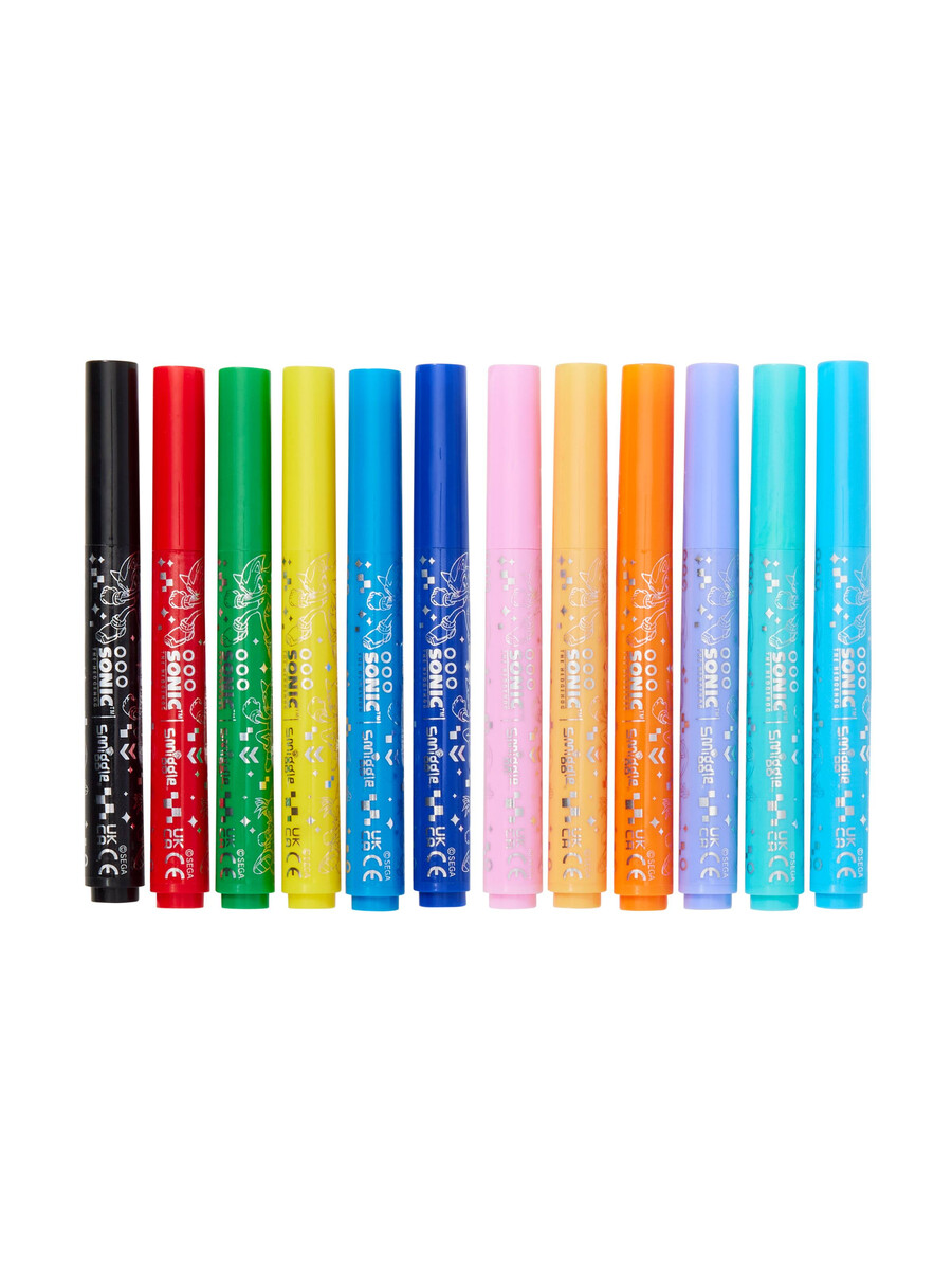 sonic the hedgehog marker pack