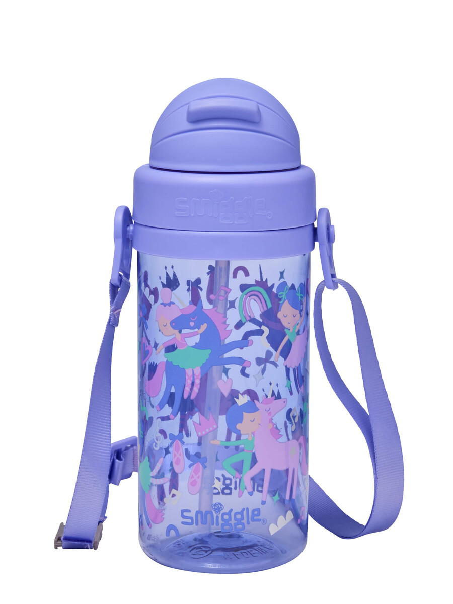 ready set go teeny tiny plastic drink bottle with strap 400ml