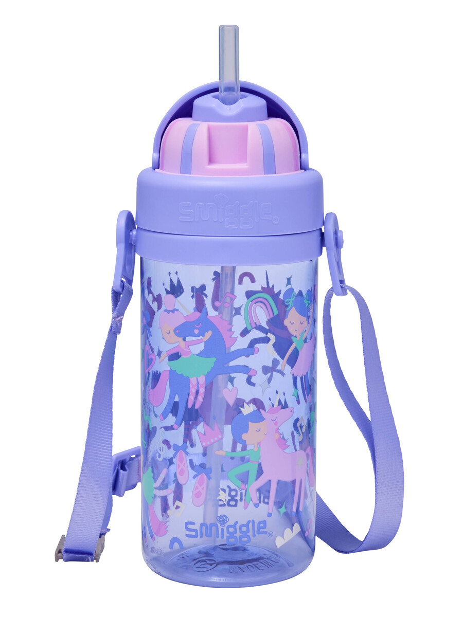ready set go teeny tiny plastic drink bottle with strap 400ml