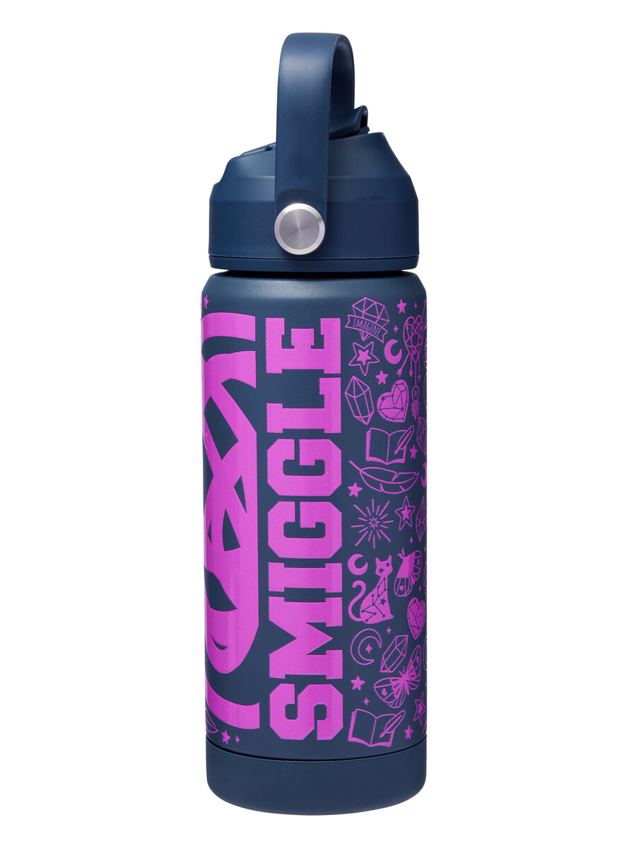 squiggle insulated stainless steel drink bottle 550ml