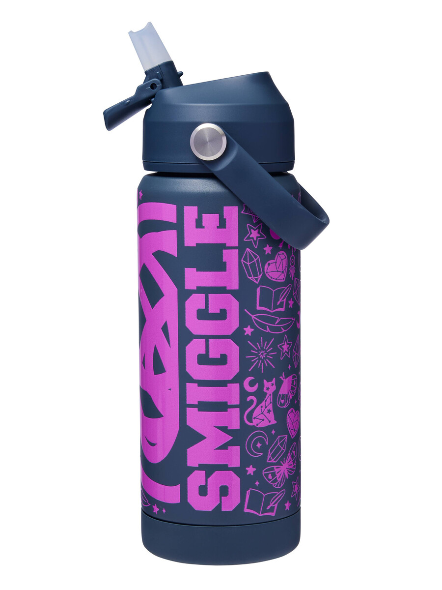 squiggle insulated stainless steel drink bottle 550ml