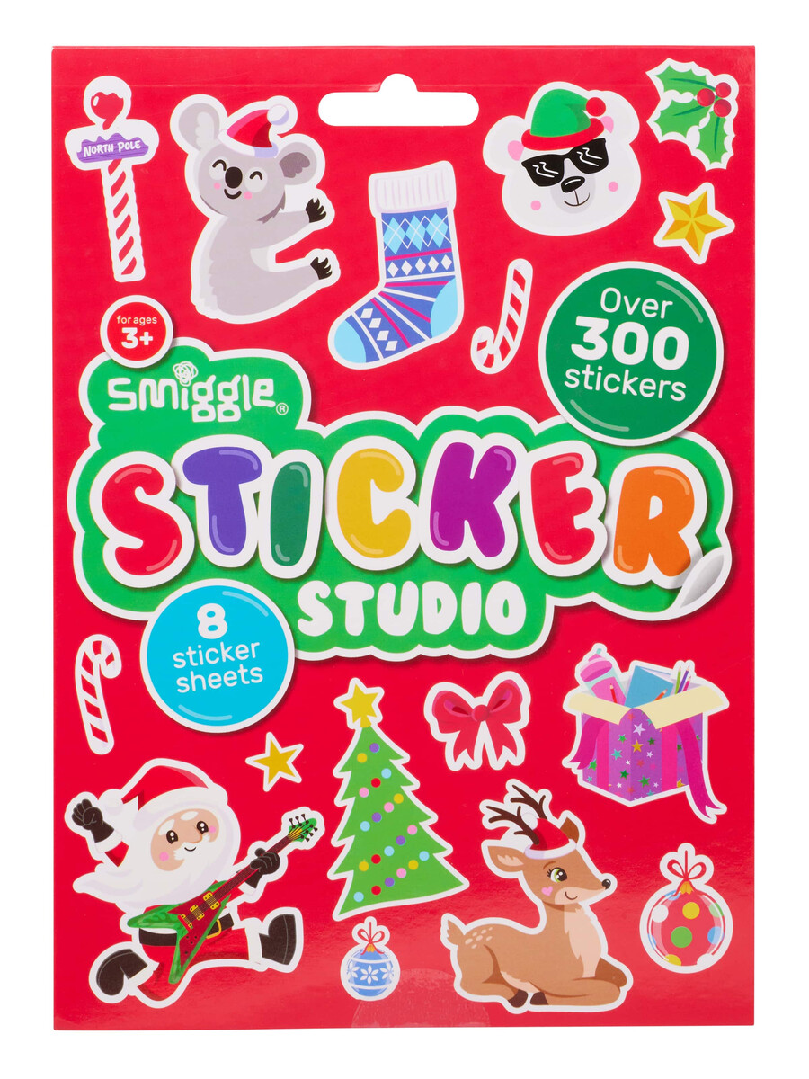 christmas sticker studio book