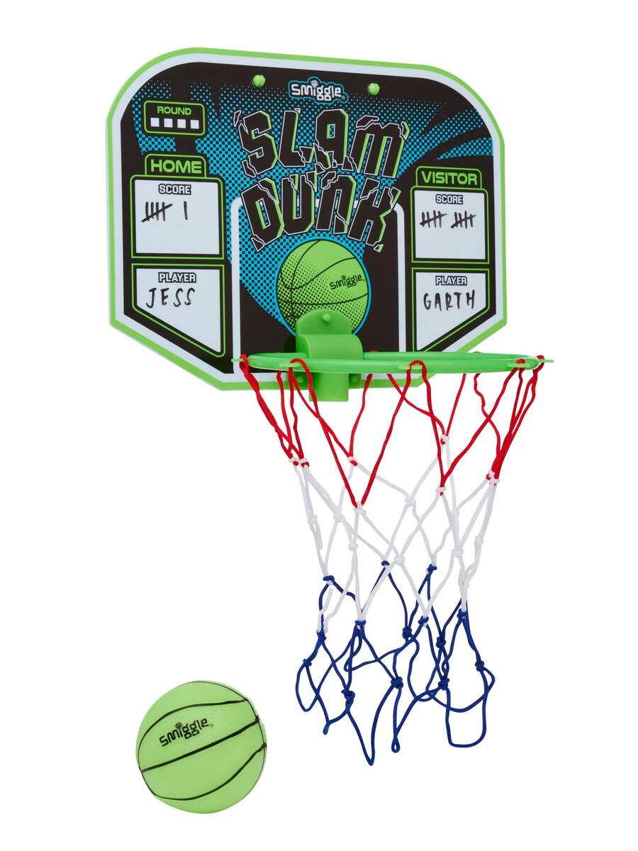 slam dunk glow in the dark basketball set
