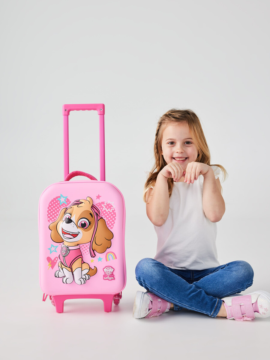 paw patrol junior hardtop trolley bag